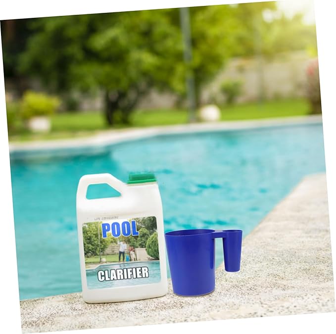 POPETPOP 3pcs Plastic Pool Cleaning Scoop Handle Multi-use Tool for Efficient Pool Maintenance Easy to Clean Design and Spa Debris Removal