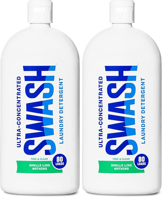 Swash® Smells Like Nothing HE Ultra-Concentrated Liquid Laundry Detergent,(Pack of 2)