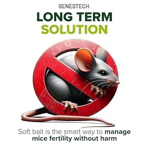 Evolve Mouse Birth Control Soft Bait Sausages – 1.5 lbs | Scientifically Proven Mouse Population Control | Not a Poison, Long-Term Population Management