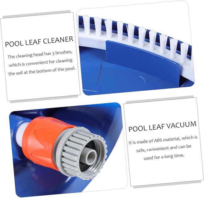 1set Pool Leaf Cleaner Swimming Pool Cleaning Tool for Easy Debris Removal Suitable for Fountains and Ponds