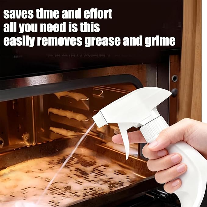 300ml Oven And Grill Cleaner Heavy Duty,Grill Degreaser For Outdoor Grill,Powerful Grease/Carbon/Odor Remover,No Harsh Scrubbing,Multi-Surface Safe,Kitchen Cooking Tools (3, 300ml)