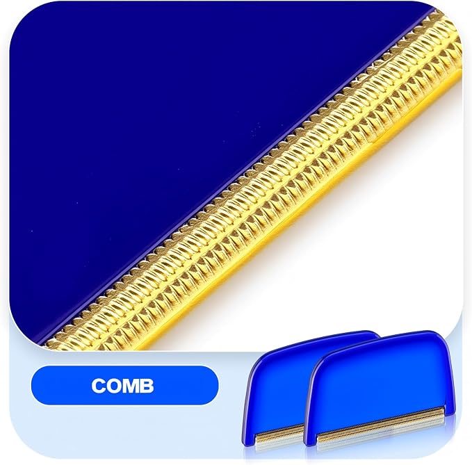 Boao 4 Pieces Sweater Combs to Remove Pilling Sweater Defuzzer,Classic | Multi-Fabric Sweater Comb, Wool Cotton Pilling Remover, Remove Fuzz and Bobbles from Clothes Coats Blankets - Image 3