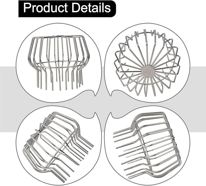 Gutter Cleaning Tools 304 Stainless Steel Roof Drain Gutter Cover Downspout Strainer Screen For Gutter Protection From Leaves And Debris 50Mm/75mm/110mm/160mm/200mm(160mm)