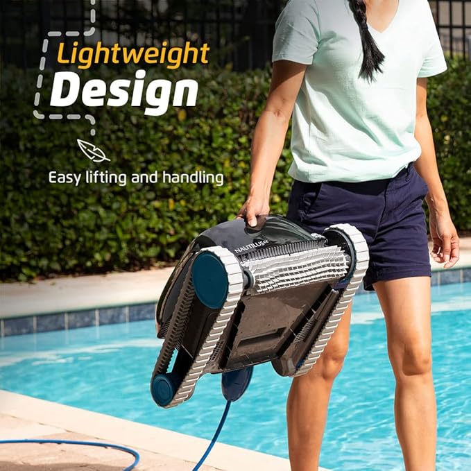 Dolphin Nautilus CC Automatic Robotic Pool Vacuum Cleaner Includes Ultra-Fine Filters for an Ultimate Clean, Ideal for In-Ground Pools up to 33 FT in Length