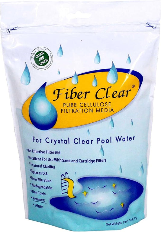 4009DC Cellulose Filter Media D.E. Alternative for Swimming Pools, 9-Ounce, Black