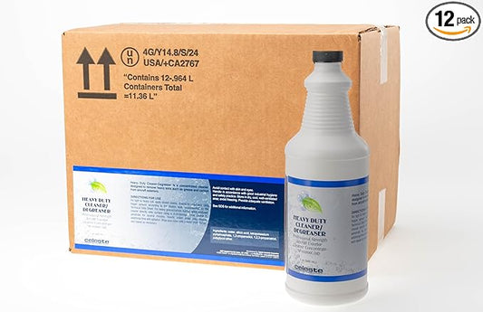 Celeste SP-86000CHD Heavy Duty Carbon & Grease Remover (Case of 12 Quarts) | Aviation Grade Exterior Cleaner Concentrate | Safe for Aluminum, Landing Gear & Engine Cowlings