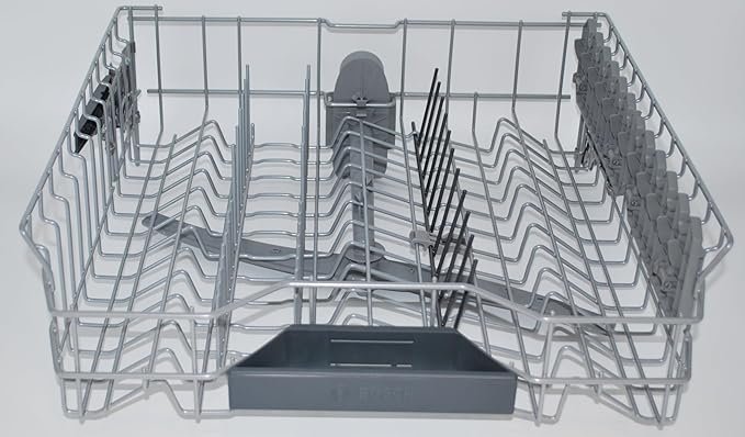 New 20001992 Dishwasher Complete Upper Cutlery Rack Replacement with 20001986, 20000175 Made for Bosch and Thermador. Fits Select ADA Compliant Models Only!