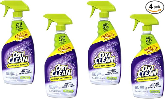 OxiClean Shower, Tub & Tile Cleaner 32 oz - 4 pack