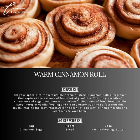 Lapew Warm Cinnamon Roll Scented Cleaning Bundle | Carpet Deodorizer Powder (16 oz) & Mop Soap Concentrate (36 oz) | Pet-Friendly Odor Eliminator