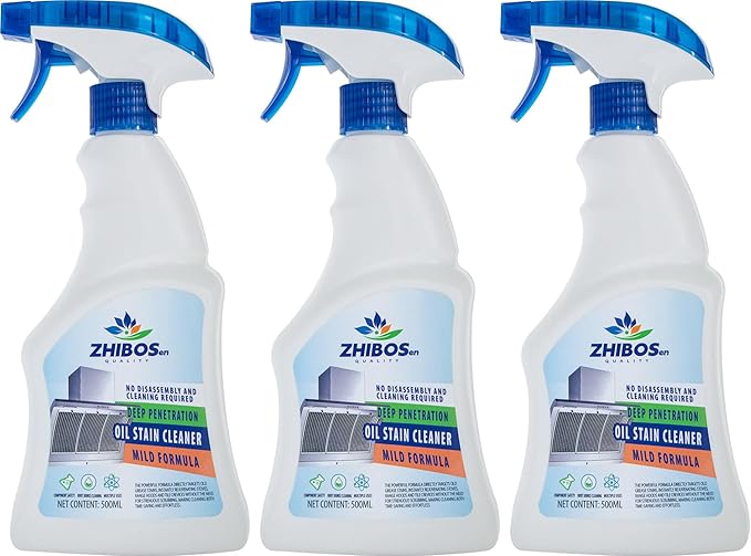 All Purpose Cleaner, Stain Remover Cleaning Spray, Kitchen Cleaner Spray, Multi-Purpose Cleaner Spray Removes grease, dirt and stains from bathrooms, floors and more! (3pcs)