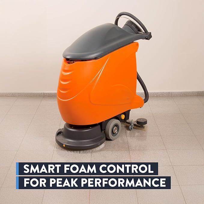 Scrubbles Low Foaming Automatic Floor Cleaner, Industrial Strength Concentrate - Deep Cleaning Solution for Concrete Floors, 2oz Per Gallon of Hot Water, 5 Gallons