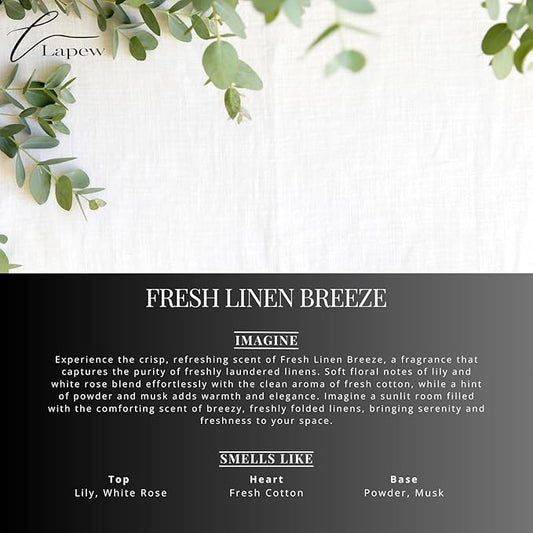 Lapew Fresh Linen Breeze Scented Cleaning Bundle | Carpet Deodorizer Powder (16 oz) & Mop Soap Concentrate (36 oz) | Pet-Friendly Odor Eliminator