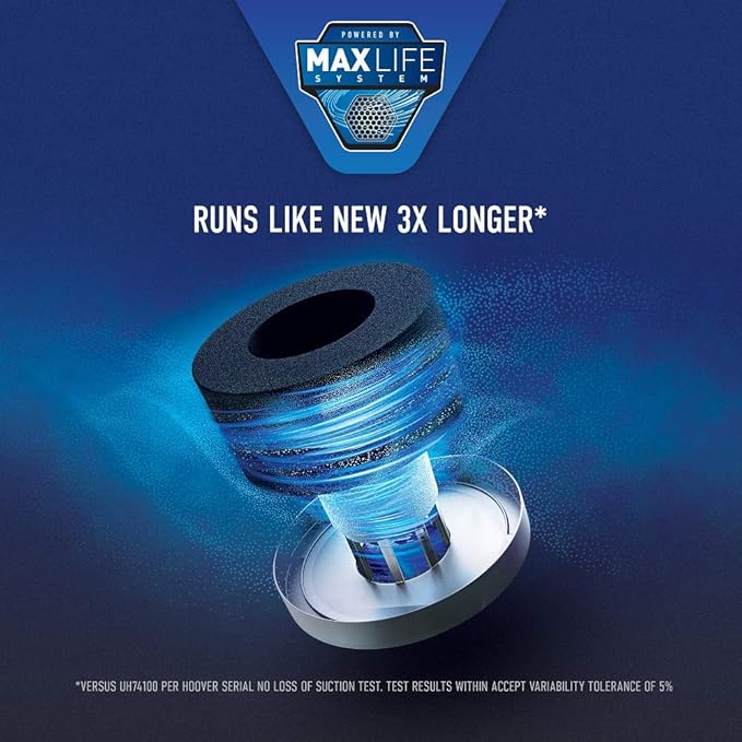 Hoover MaxLife Pro Pet Swivel Vacuum Cleaner, Bagless Upright Vac, HEPA Media Filtration, for Carpet and Hard Floors, WindTunnel Technology, Corded Vacuum Cleaners for Home Use