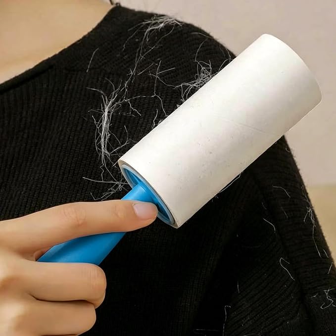 4 inch Lint Roller Refills Compatible with Evercare PetLovers Muji Swihauk Bailalibo and More Standard 4 inch Lint Rollers Extra Sticky 60 Sheets per Refill 5 Pack Total 300 Sheets - Image 4