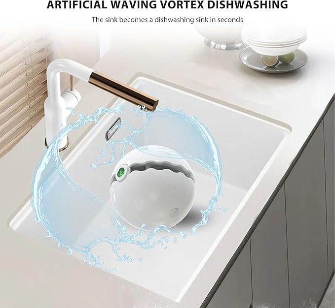 Dishwasher for Sink USB Powered Portable Dish Washing Machine Compatible with Most Kitchen Sinks