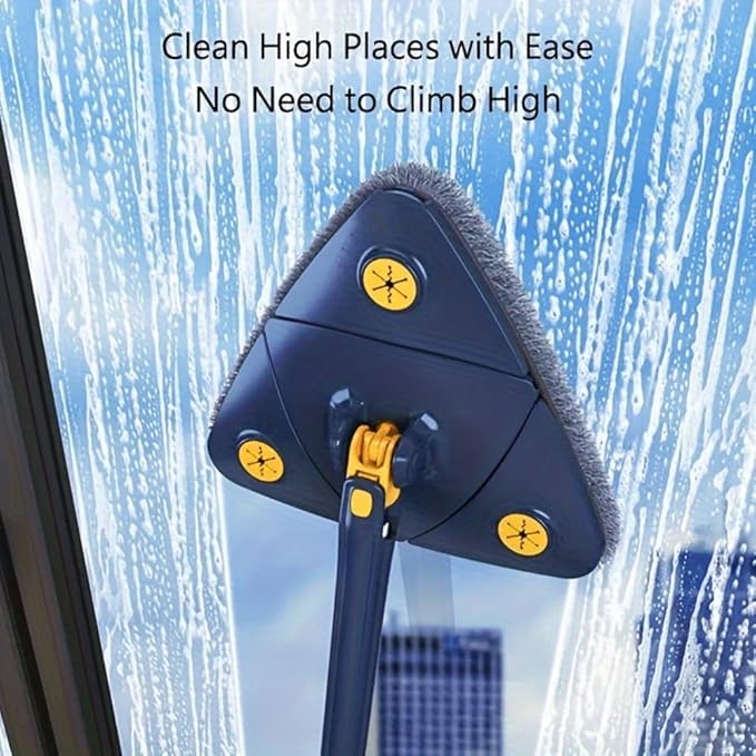 Multi-Function Car Wash Tool Set: Telescopic Chenille Mop, Car Brush, 5 Dust Cloths + Cleaning Compartment