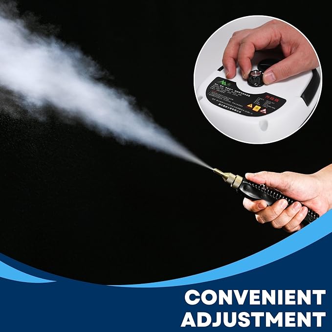 Generic High Temperature Pressurized Steam Cleaner, 2500W Handheld Small High Pressure High Heat Steam Cleaning Machine Portable Tank for Kitchen, Toilet, Car, Auto, standard, NK-882