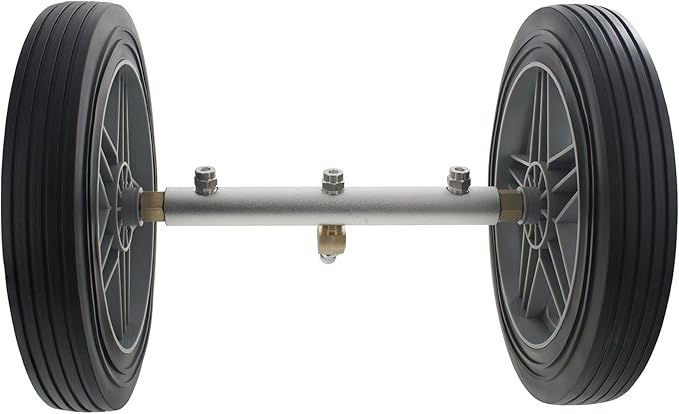 Erie Tools Surface Cleaning Water Broom with 3 Nozzles and Wheels for Pressure Washers 4000 PSI 5.5 GPM