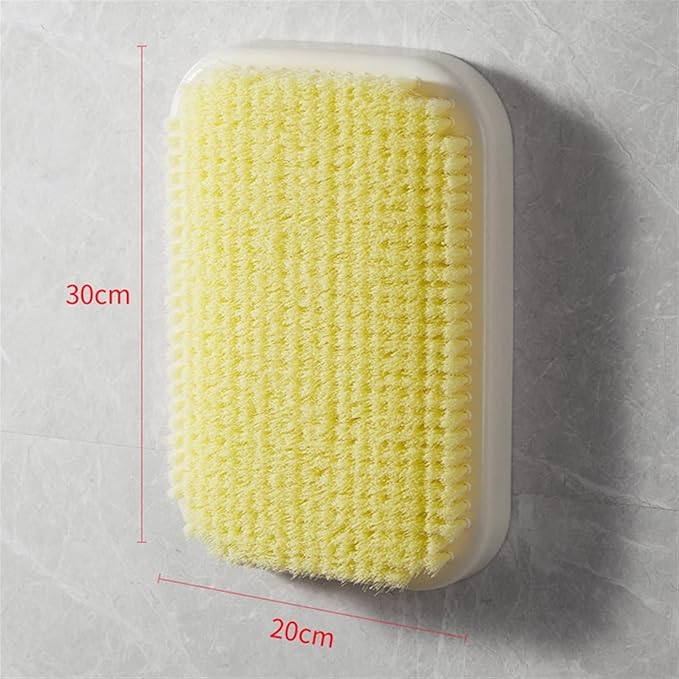 Dry Brushing Massage Bath Brushes Body Back Rubbing Brush Back Exfoliating Stain Removal Scrub Wall Mounted Bathroom Body Wash Cleaning Tool