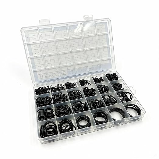 20 Size 1020 Pcs Universal Metric Nitrile Rubber(NBR) O Ring Assortment Kit for Various car Auto Hydraulic Faucet Plumbing Pressure Washer Air or Gas Sealing Repair Home Repair