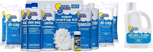 In The Swim Ultimate Swimming Pool Chemical Value Kit – for Above Ground and In-Ground Pools – Treats Up to 35K Gallons