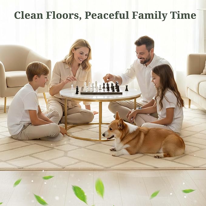 Steam Mop for Floor Cleaning, Lightweight Floor Steamer for Hardwood, Tile, Laminate & Carpet, Quick-Heat Steam Cleaner with Visible Water Tank and 2 Washable Pads, White and Grey