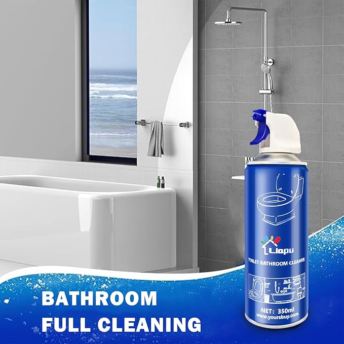 Powerful Toilet Bowl Cleaner ?€? Rapid Stain Remover, Eliminates Limescale & Odors, Fresh Mint Scent, Eco-Friendly Formula, Safe for Pipes & Septic Tanks (1)