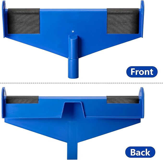2 Pcs 17 Inch Gutter Ladder Safety Rest-Non-Slip Gutter Guard Ladder Stabilizer-Ladder Safety Helper for Gutters and Roof Safety Protection