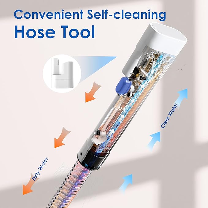 WURESE Portable Carpet & Upholstery Cleaner – 15KPa Powerful Spot Cleaner for Pet Urine, Couch, Stairs & Car Seats – Handheld Deep Cleaning Machine with Self‑Cleaning System & 2 Tools, Teal