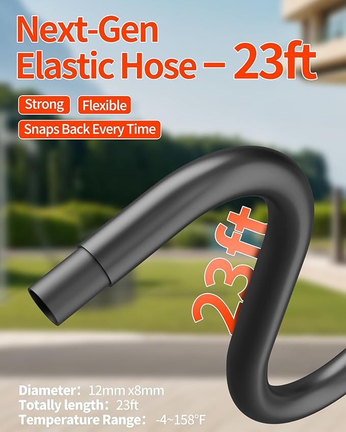 Handheld Battery Operated Washer, 1100 PSI Lightweight Mini Washer for Car, Home, Patio, Driveway and Garden Cleaning (EnduringOrange)