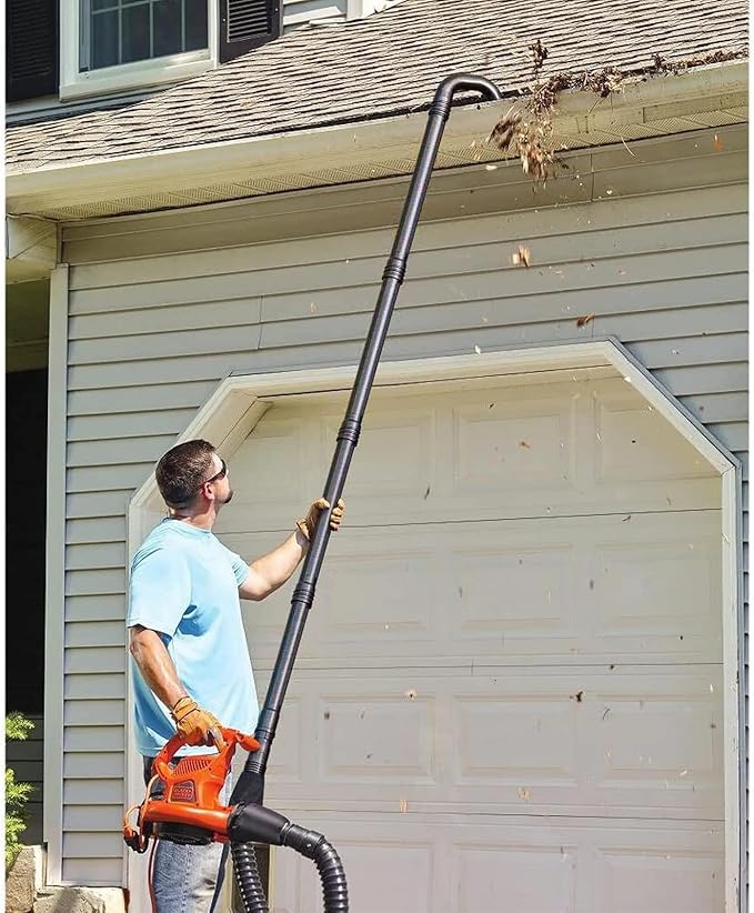 Sealegend Universal Leaf Blower Gutter Cleaning Attachment, Gutter Cleaning Kit for Leaf Blowers Clean Gutters from The Ground Leaf Remover