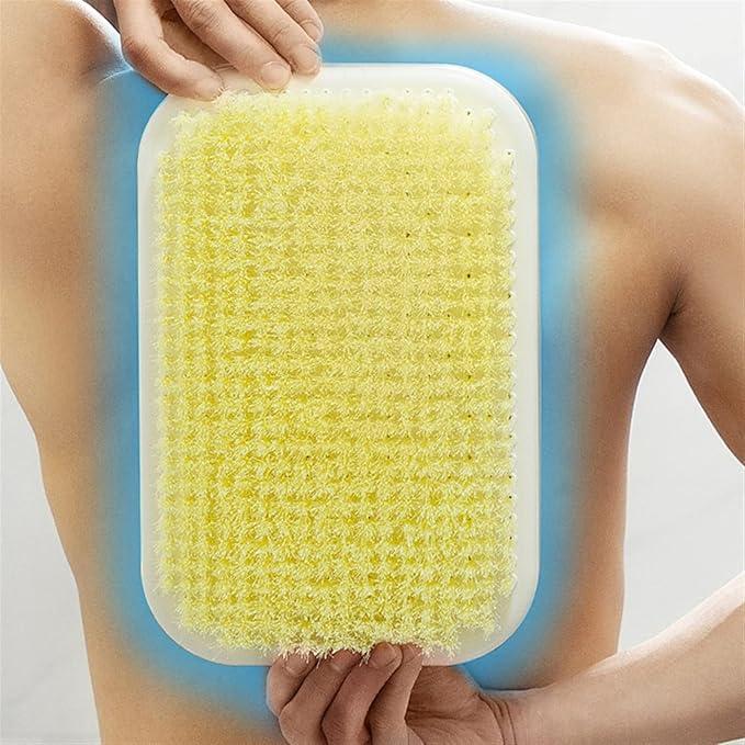 Dry Brushing Massage Bath Brushes Body Back Rubbing Brush Back Exfoliating Stain Removal Scrub Wall Mounted Bathroom Body Wash Cleaning Tool