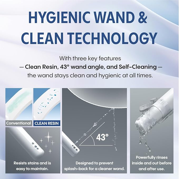 TOTO® WASHLET®+ S7A Electronic Bidet Toilet Seat with EWATER+® Bowl and Wand Cleaning, Auto Open and Close Contemporary Lid, Elongated, Cotton White - SW4736AT40#01