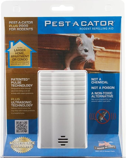 Plus 2000 Electromagnetic/Ultrasonic Rodent Repeller for Larger Areas