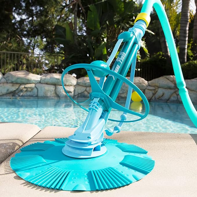 XtremepowerUS Automatic Pool Cleaner Sweeper Vacuum-Generic Pool Cleaner Sweep High Flow Suction In-Ground Pool with Hose Set (Pool Cleaner Set)