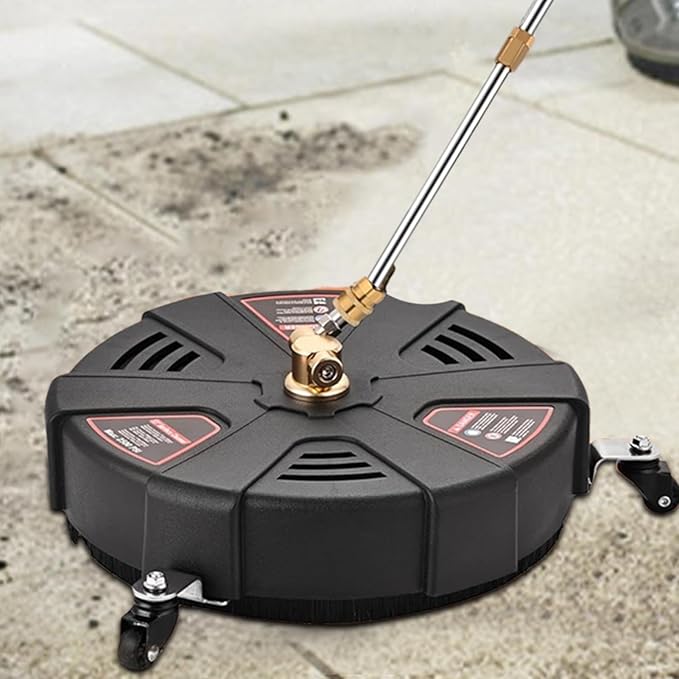 Driveway Cleaner Pressure Washer - Stainless Steel Pressure Washer Surfaces Cleaners | Outdoor Surfaces Cleaners, Construction Cleaning Pressure Washer Floor Tool for Sidewalks, Decks, Patios