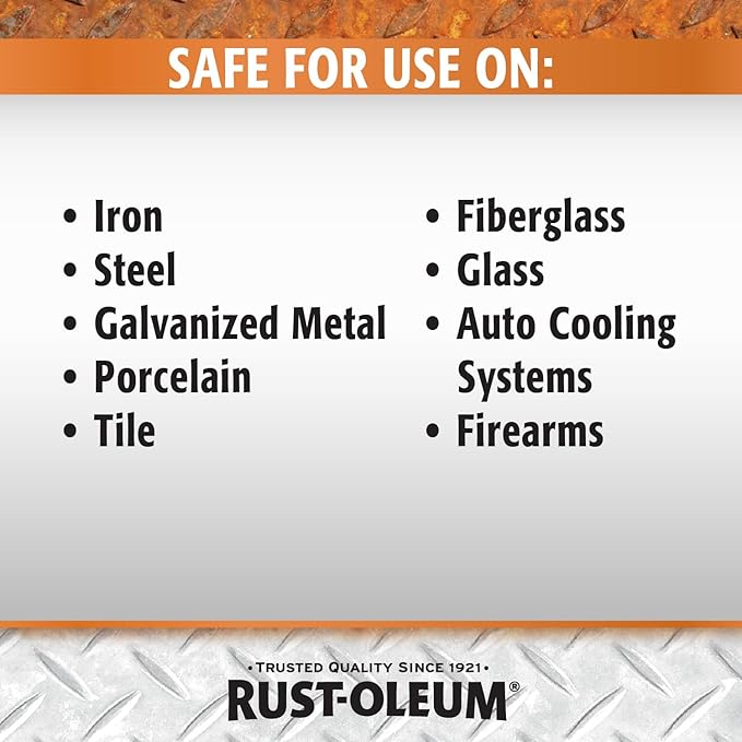 Rust-Oleum Rust Dissolver Jelly | Heavy-Duty Corrosion Remover for Metal Tools, Cars, Bikes, Grills, Bolts, Firearms & More | 8 oz