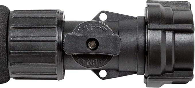 Guttermaster GM-CUR Classic Telescopic Water Fed Pole With Curved End, Connects to Most Garden Hoses, No Special Attachments Needed, Extends 12 Feet