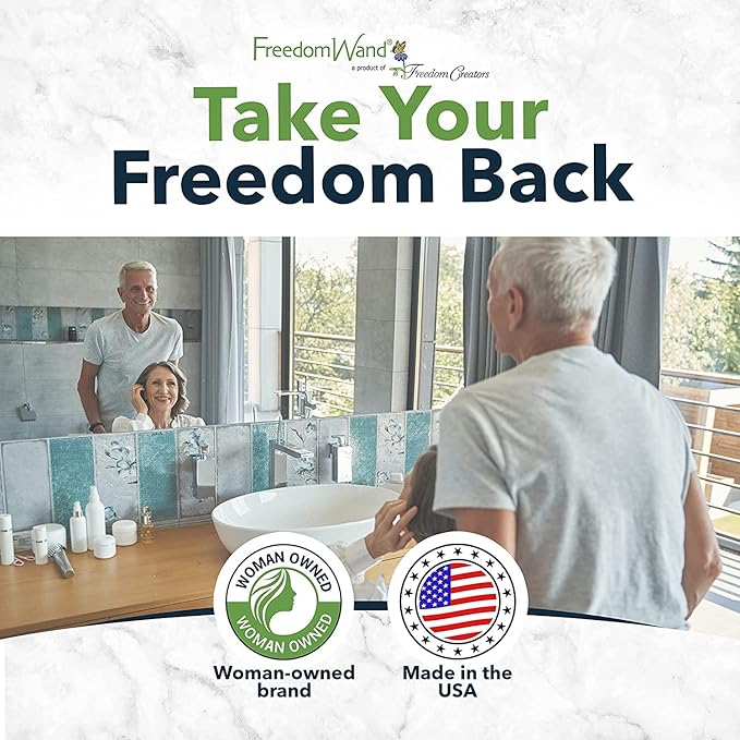 FreedomWand Multipurpose Toilet Aids - Wiping Aid Toileting for Women & Men, Butt Wiper Tool, Toilet Assist Device and Paper Extender, Ideal for Elderly, Disabled and Post Surgery Use - 20" Inch