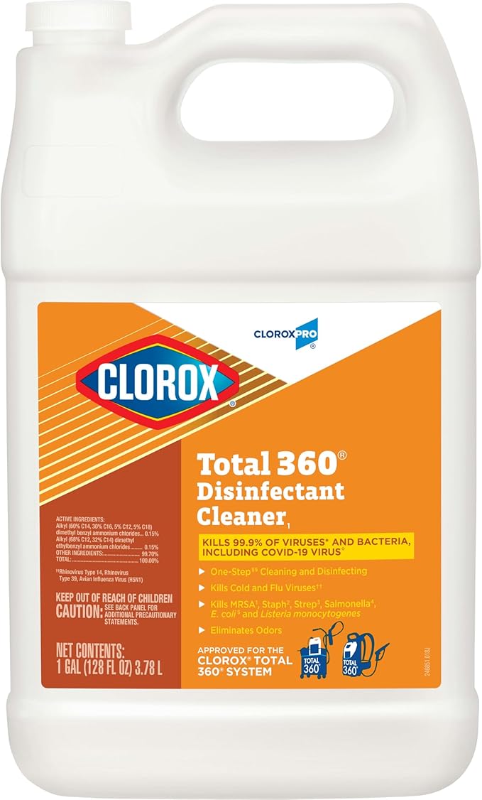 CloroxPro??? Clorox Total 360?? Disinfectant Cleaner, 128 Ounces