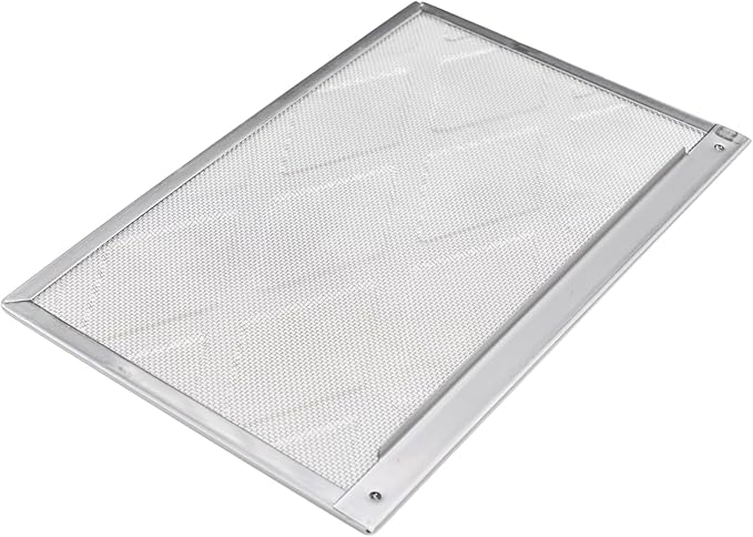 Gutter Guard – 100% Stainless-Steel Micro-Mesh Design, Pine Needle & Small Debris Protection, Fits 5 in K‑Style & Half‑Round Gutters, DIY Screws Included (5in Sample - 1 Panel)