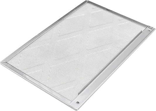 Gutter Guard – 100% Stainless-Steel Micro-Mesh Design, Pine Needle & Small Debris Protection, Fits 6 in K‑Style & Half‑Round Gutters, DIY Screws Included (6in Sample - 1 Panel)