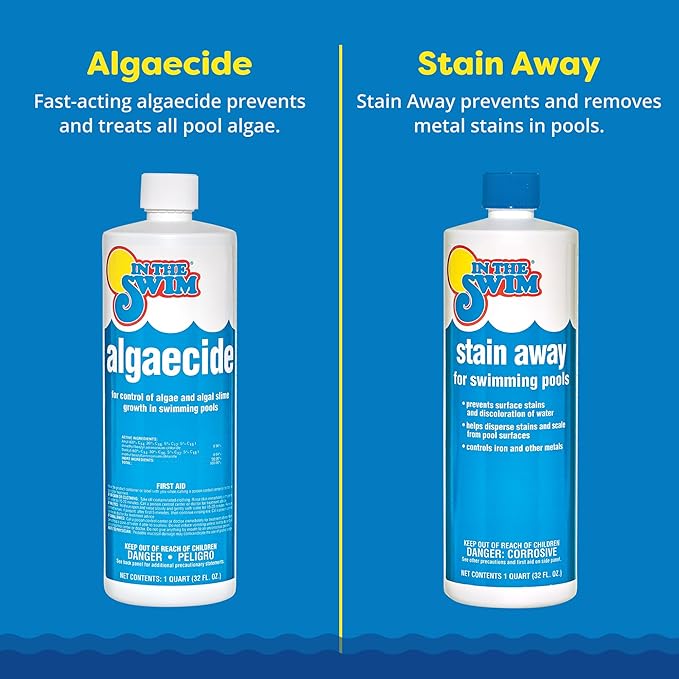 In The Swim Super Swimming Pool Chemical Value Kit – for Above Ground and In-Ground Pools – Treats Up to 35K Gallons