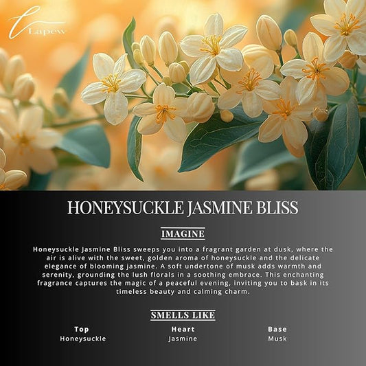 Lapew Honeysuckle Jasmine Bliss Scented Cleaning Bundle | Carpet Deodorizer Powder (16 oz) & Mop Soap Concentrate (36 oz) | Pet-Friendly Odor Eliminator