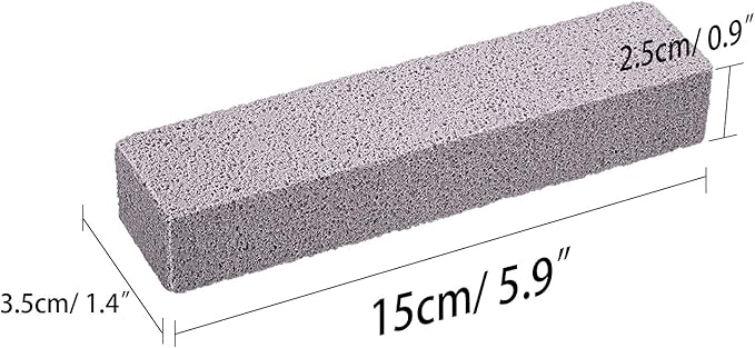 Chinco 48 Packs Pumice Stick for Cheaning, Pumice Scouring Stone Pad Removing Stain Grime Without Leaving Scratches for Kitchen Oven Stove Home Bathroom Toilet Pool House Cleaning Supplies