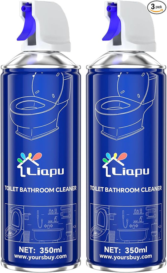 Powerful Toilet Bowl Cleaner – Rapid Stain Remover, Eliminates Limescale & Odors, Fresh Mint Scent, Eco-Friendly Formula, Safe for Pipes & Septic Tanks (2)