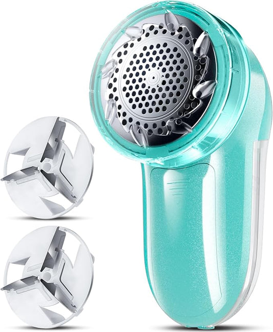 Bymore Fabric Shaver, Lint Shaver, Sweater Shaver for Clothes, Blue | Compact one-button design refreshes clothes quickly and fits easily in a bag for home, office or travel by Bymore