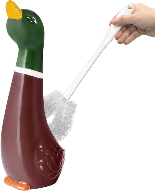 Mallard Toilet Brush Holder and Brush Set