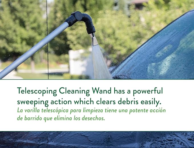 10-Pack Orbit 58543 Telescoping Gutter Cleaning Wand, Silver