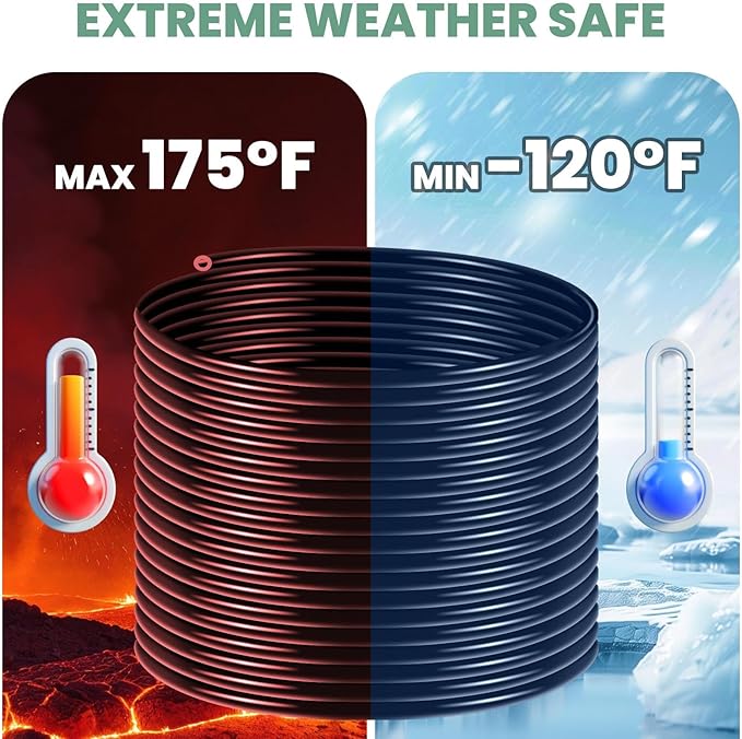 Self Sinking Aeration Hose 656 Ft, 3/8 Inch Gutter Cleaning Tools with Hose Clamps & Menders, Easy Installation, PVC Pipe for Pond, Fountain, Irrigation(Black)